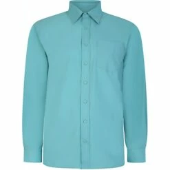 Bigdude Classic Long Sleeve Poplin Shirt Green