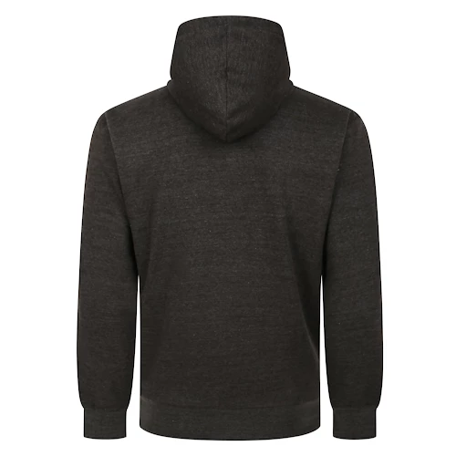 Bigdude Sherpa Lined Zip Hoody Charcoal - Image 2