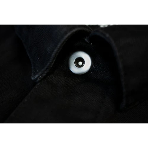 Bigdude Classic Denim Jacket Black - Image 11