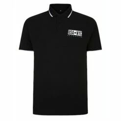 Bigdude NYC Pique Polo Black