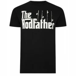 Bigdude The Rodfather Print T-Shirt Black
