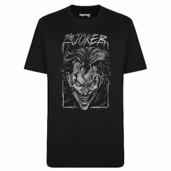 Bigdude Official The Joker Print T-Shirt Black