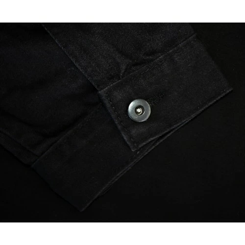 Bigdude Classic Denim Jacket Black - Image 6