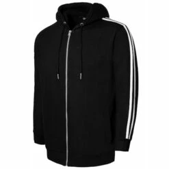 Bigdude Twin Stripe Hoody Black
