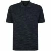 Bigdude Vintage Inkjet Marl Polo Shirt Navy
