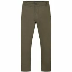 Bigdude Straight Cut Stretch Coloured Jeans Olive
