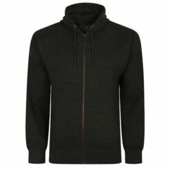 Bigdude Original Full Zip Hoody Charcoal