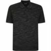 Bigdude Vintage Inkjet Marl Polo Shirt Black