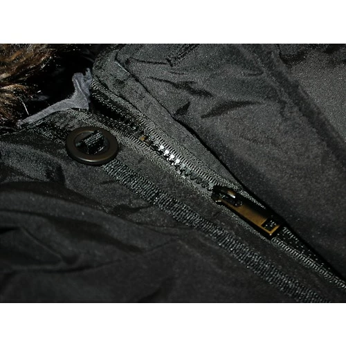 Bigdude Multi Pocket Parka Black - Image 3