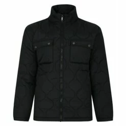 Bigdude Lightweight Quilted Jacket Black