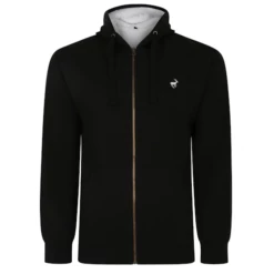 Bigdude Sherpa Lined Zip Hoody Black
