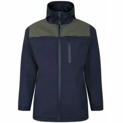 Bigdude Showerproof Windbreaker Jacket Navy/Khaki