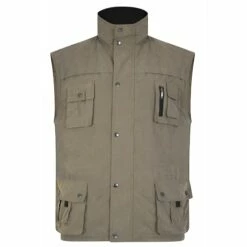 Bigdude Multi Pocket Hunting/Utility Gilet Khaki
