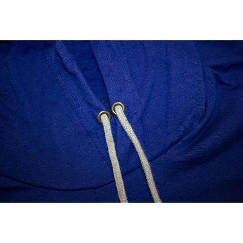 Bigdude Short Sleeve Hoody Cobalt Blue - Image 4
