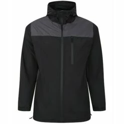Bigdude Showerproof Windbreaker Jacket Black/Charcoal