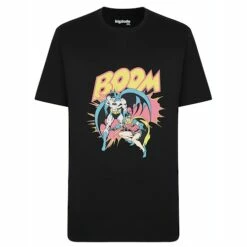 Bigdude Official Batman & Robin Print T-Shirt Black