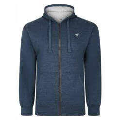 Bigdude Sherpa Lined Zip Hoody Dark Denim