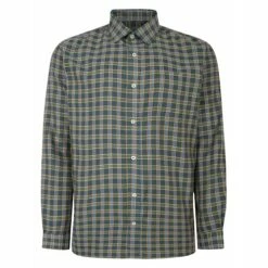 Bigdude Long Sleeve Check Shirt Mustard