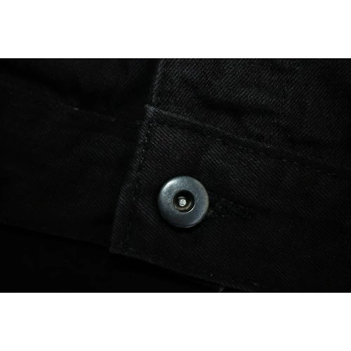 Bigdude Classic Denim Jacket Black - Image 7