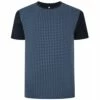 Bigdude Hounds Tooth Smart T-Shirt Navy