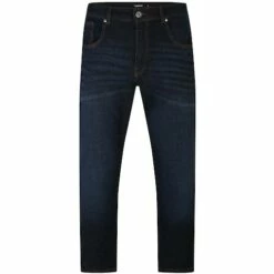 Bigdude Regular Fit Stretch Denim Jeans Dark Wash