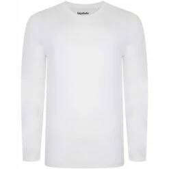 Bigdude Long Sleeve T-Shirt White