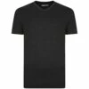 Bigdude Plain V-Neck T-Shirt Charcoal Marl