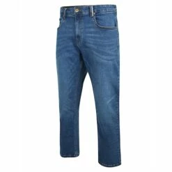 Bigdude Stretch Jeans With Selvedge Finish Mid Wash