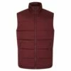 Bigdude Padded Gilet Burgundy