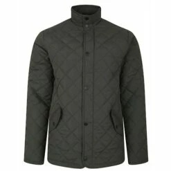 Bigdude Classic Quilted Jacket Khaki