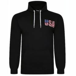 Bigdude USA Print Hoody Black