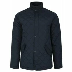 Bigdude Classic Quilted Jacket Navy