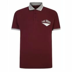 Bigdude Las Vegas Pique Polo Burgundy