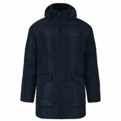 Bigdude Hooded Puffer Jacket Navy