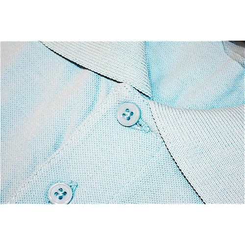 Bigdude Plain Polo Shirt Light Blue - Image 6