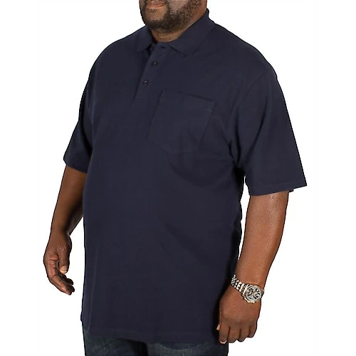 Bigdude Polo Shirt With Pocket Navy