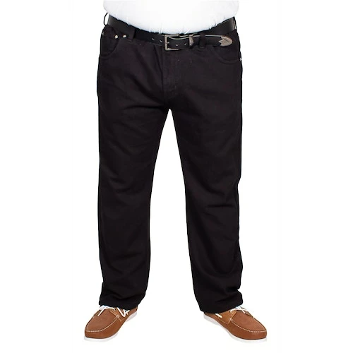 Bigdude Elasticated Waist Jeans Black - Image 7