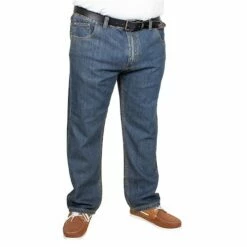 Bigdude Elasticated Waist Jeans Tint Wash