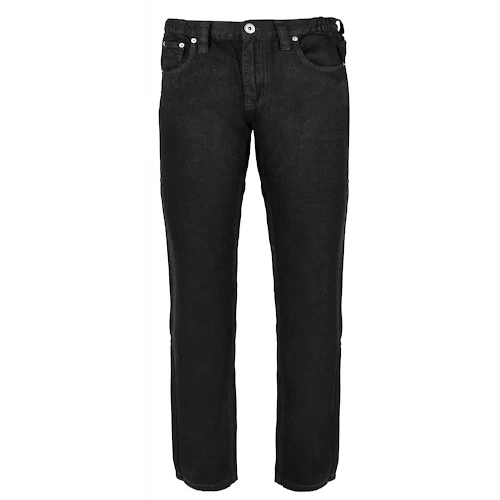 Bigdude Elasticated Waist Jeans Black - Image 2