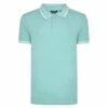 Bigdude Tipped Polo Shirt Turquoise